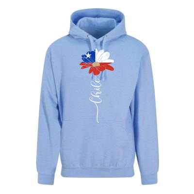 Chile Flag Sunflower Vintage Chileans Lover Taiwan Gift Unisex Surf Hoodie