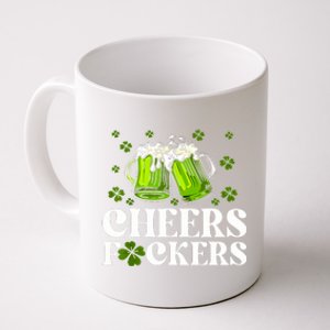 Cheers Fuckers St Patricks Day Funny Beer Drinking Mugs Coffee Mug