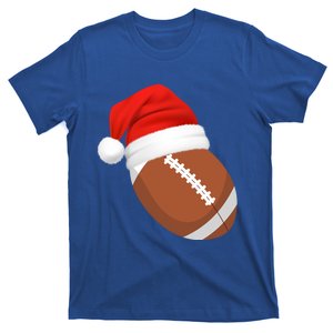 Christmas Football Sport Xmas Santa Hat Meaningful Gift T-Shirt