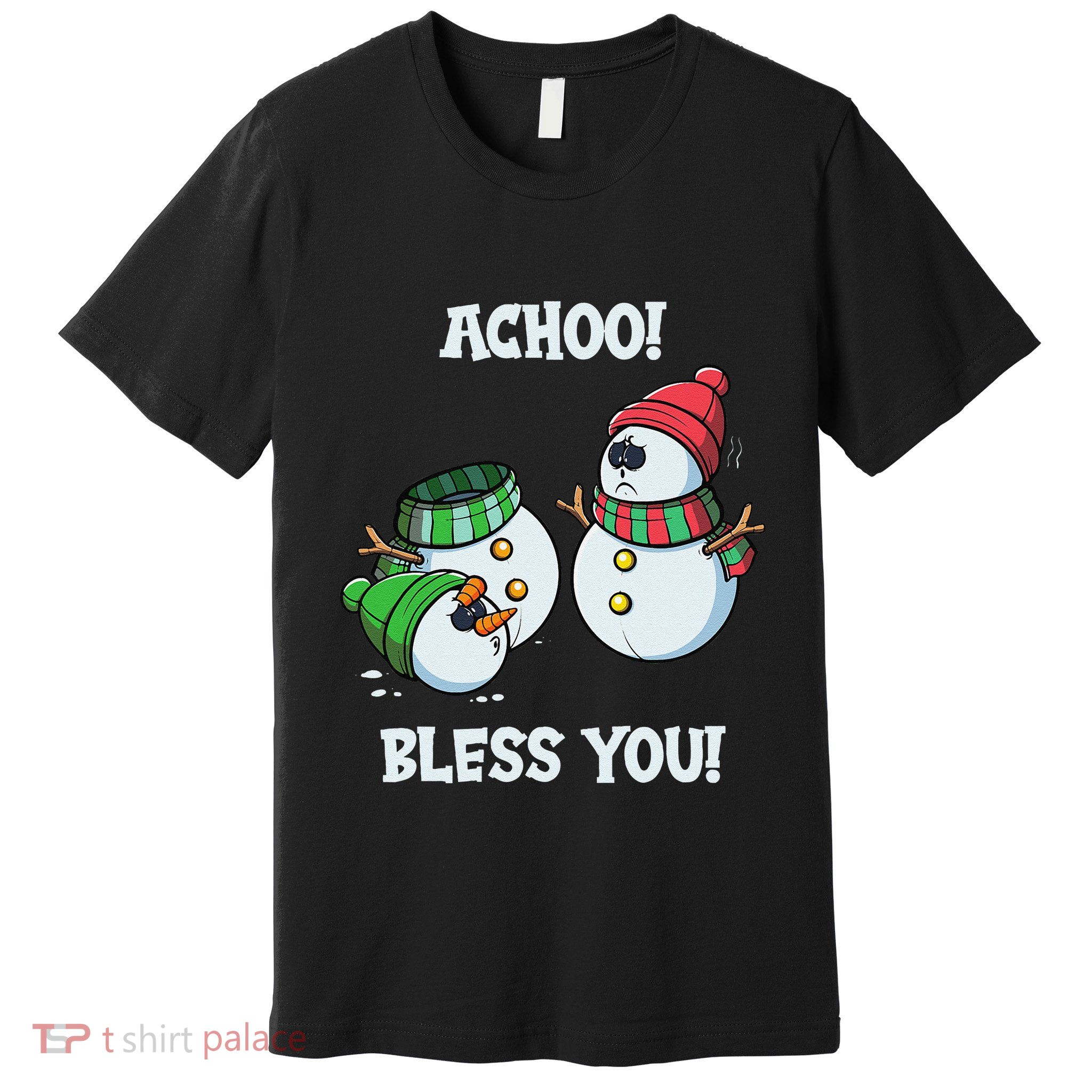 Christmas Funny Snowman Premium T-Shirt
