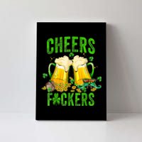 Cheers Fuckers St Patricks Day Men Women Beer Drinking Mugs Canvas