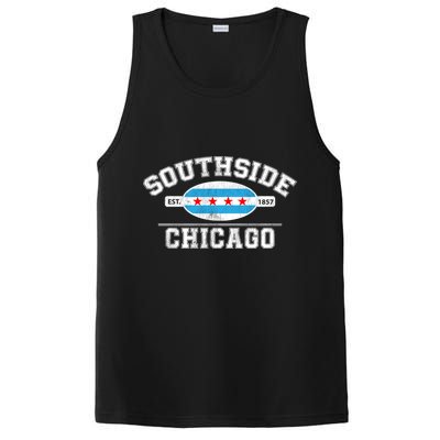 Chicago Flaggift Southside Chicagogift City Of Chicago Flag Meaningful Gift PosiCharge Competitor Tank