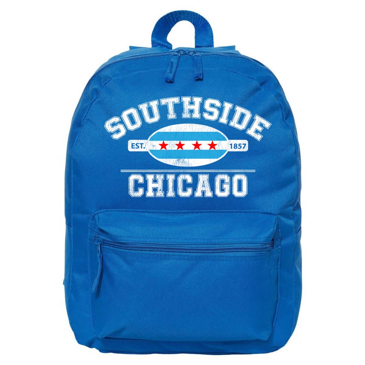 Chicago Flaggift Southside Chicagogift City Of Chicago Flag Meaningful Gift 16 in Basic Backpack