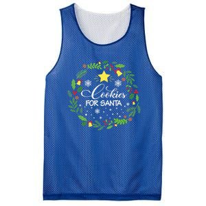 Cookies For Santa Meaningful Gift Mesh Reversible Basketball Jersey Tank