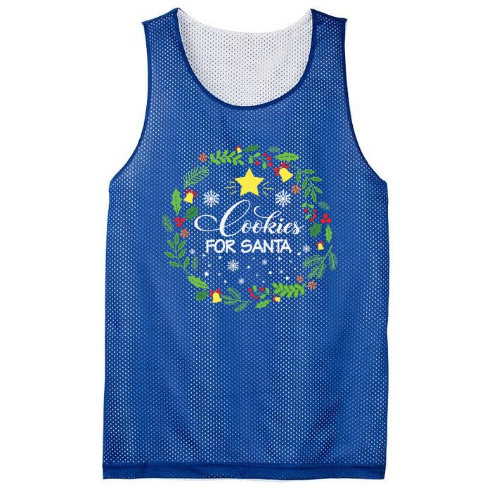 Cookies For Santa Meaningful Gift Mesh Reversible Basketball Jersey Tank