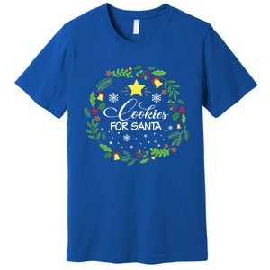 Cookies For Santa Meaningful Gift Premium T-Shirt