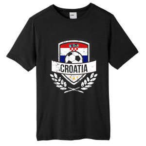 Croatian Flag Soccer Croatia Football 2018 Jersey Tall Fusion ChromaSoft Performance T-Shirt