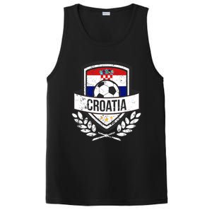 Croatian Flag Soccer Croatia Football 2018 Jersey PosiCharge Competitor Tank