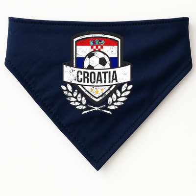Croatian Flag Soccer Croatia Football 2018 Jersey USA-Made Doggie Bandana