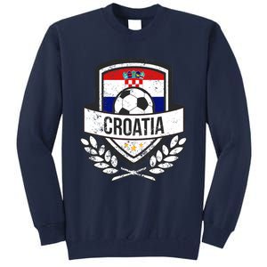 Croatian Flag Soccer Croatia Football 2018 Jersey Tall Sweatshirt