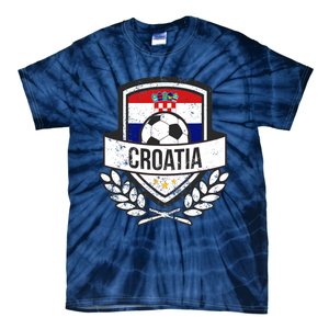 Croatian Flag Soccer Croatia Football 2018 Jersey Tie-Dye T-Shirt