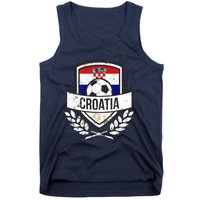 Croatian Flag Soccer Croatia Football 2018 Jersey Tank Top