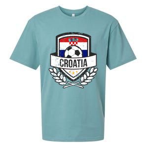 Croatian Flag Soccer Croatia Football 2018 Jersey Sueded Cloud Jersey T-Shirt