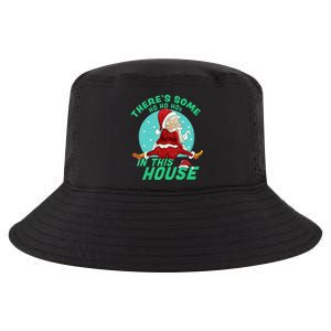 Christmas Funny Santa ThereS Some Ho Ho HoS In This House Cool Gift Cool Comfort Performance Bucket Hat