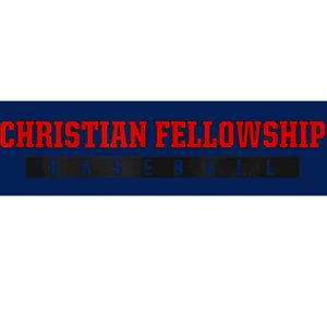 Christian Fellowship School Baseball Bumper Sticker