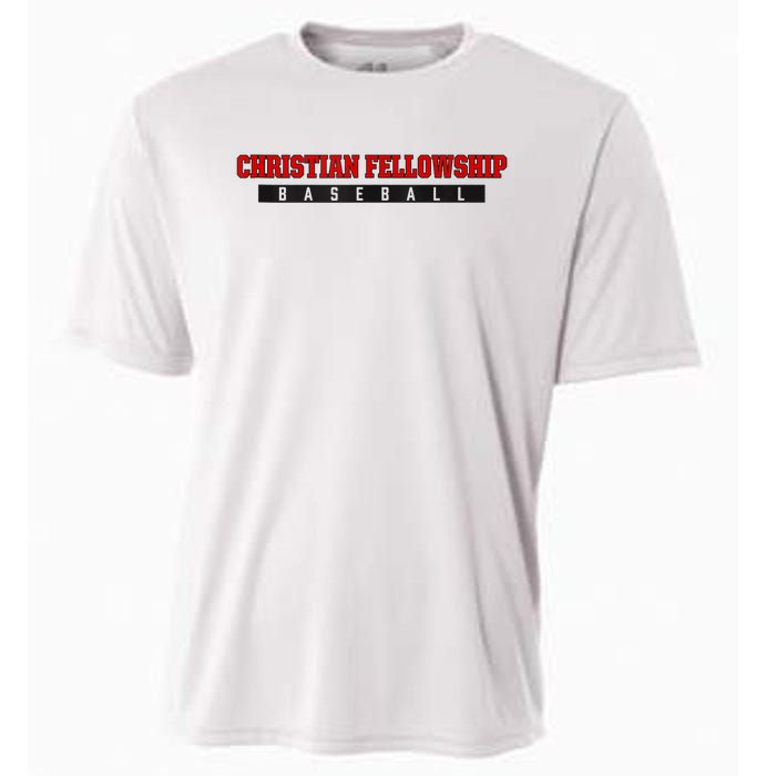 Christian Fellowship School Baseball Cooling Performance Crew T-Shirt