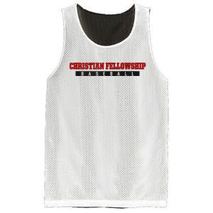 Christian Fellowship School Baseball Mesh Reversible Basketball Jersey Tank