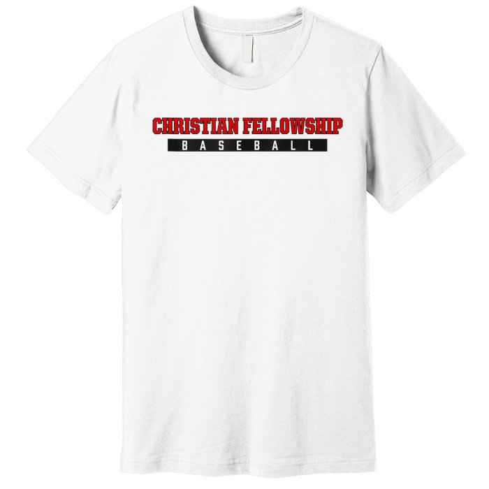 Christian Fellowship School Baseball Premium T-Shirt