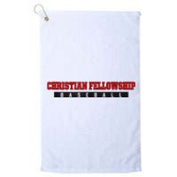 Christian Fellowship School Baseball Platinum Collection Golf Towel