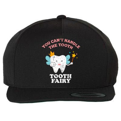 Cute Funny Saying Tooth Fairy Day Funny Gift Wool Snapback Cap