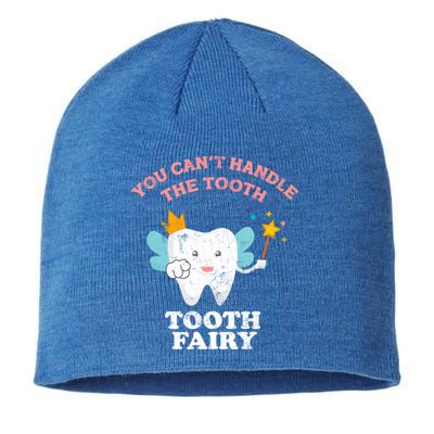 Cute Funny Saying Tooth Fairy Day Funny Gift Sustainable Beanie