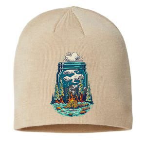 Camping Forest Smoke Sustainable Beanie