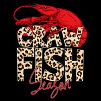 Craw Fish Season Lobster Lover Funny Cooling Performance Crew T-Shirt