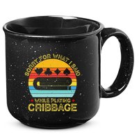 Cribbage Funny Sorry For What I Said While Playing 15oz Campfire Ceramic Mug