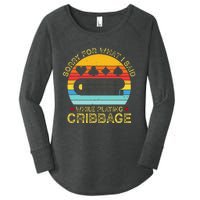 Cribbage Funny Sorry For What I Said While Playing Women's Perfect Tri Tunic Long Sleeve Shirt