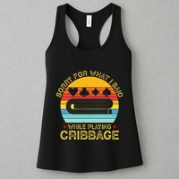 Cribbage Funny Sorry For What I Said While Playing Womens Tank Top