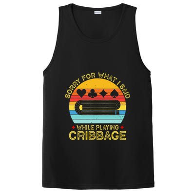 Cribbage Funny Sorry For What I Said While Playing PosiCharge Competitor Tank