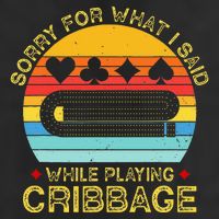 Cribbage Funny Sorry For What I Said While Playing Microfiber Hand Towel
