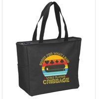 Cribbage Funny Sorry For What I Said While Playing Zip Tote Bag