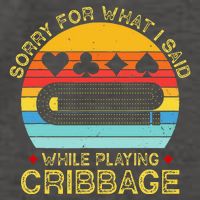 Cribbage Funny Sorry For What I Said While Playing Vector Backpack