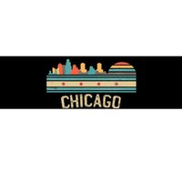 Chicago Flag Skyline Vintage Illinois City Retro Souvenir Bumper Sticker