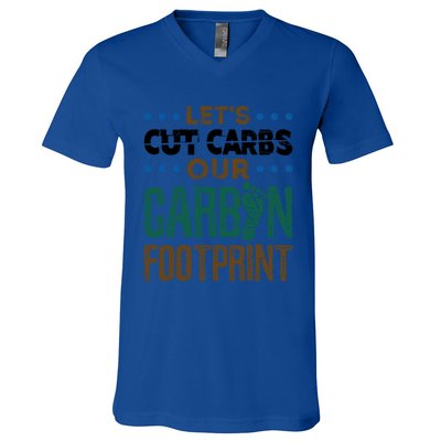 Carbon Footprint Save Our Planet Global Warming Environt Great Gift V-Neck T-Shirt