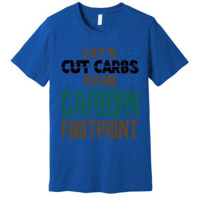 Carbon Footprint Save Our Planet Global Warming Environt Great Gift Premium T-Shirt