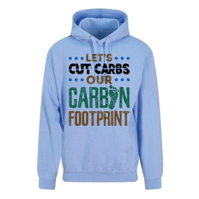 Carbon Footprint Save Our Planet Global Warming Environt Great Gift Unisex Surf Hoodie