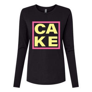 Cake Funny Sweet Baking Frosting Womens Cotton Relaxed Long Sleeve T-Shirt