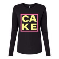 Cake Funny Sweet Baking Frosting Womens Cotton Relaxed Long Sleeve T-Shirt