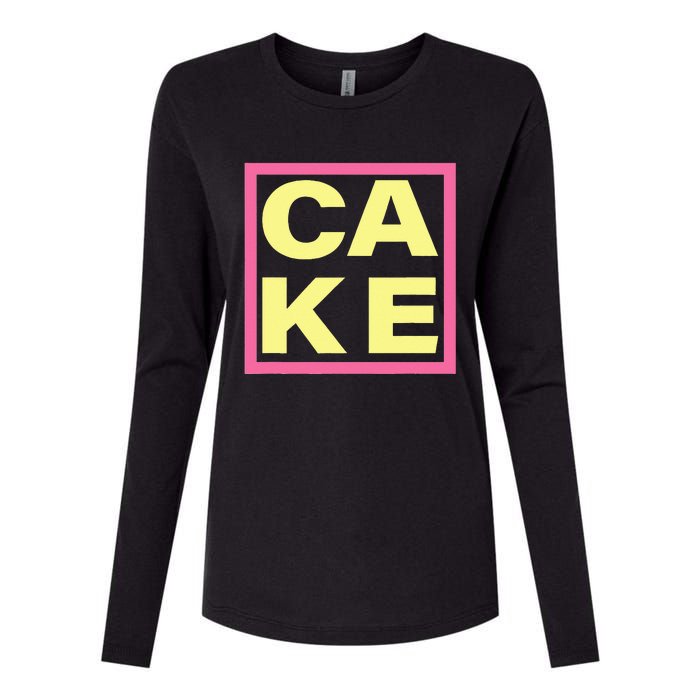 Cake Funny Sweet Baking Frosting Womens Cotton Relaxed Long Sleeve T-Shirt