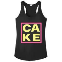 Cake Funny Sweet Baking Frosting Ladies PosiCharge Competitor Racerback Tank