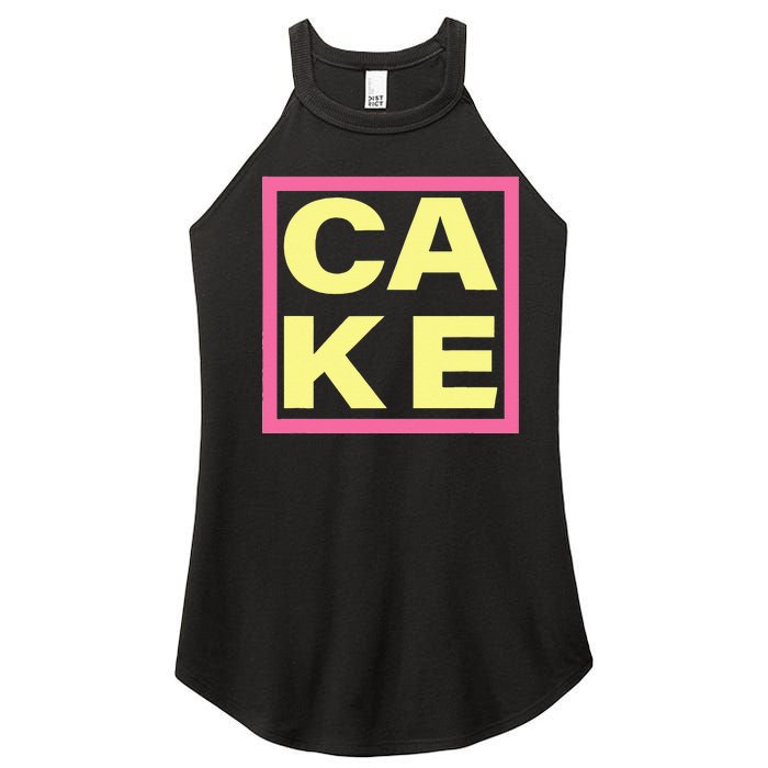 Cake Funny Sweet Baking Frosting Women's Perfect Tri Rocker Tank