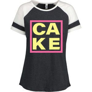 Cake Funny Sweet Baking Frosting Enza Ladies Jersey Colorblock Tee