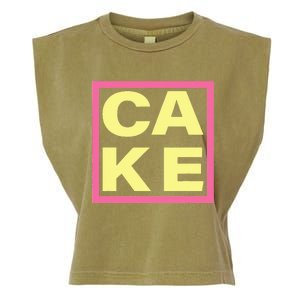 Cake Funny Sweet Baking Frosting Garment-Dyed Women's Muscle Tee