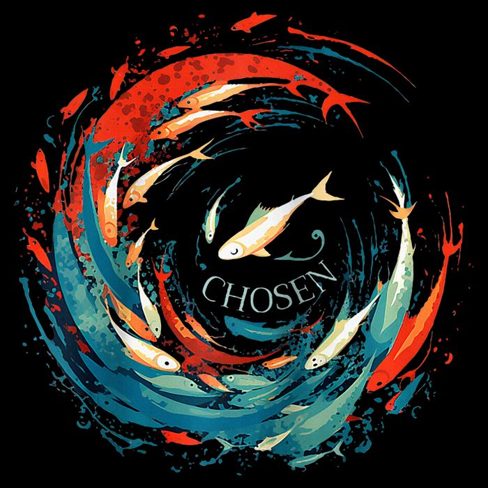 Chosen Fish Swim Against The Current Bible Verse Christian 16 in Basic Backpack