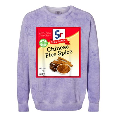 Chinese Five Spice Condiment Holiday Spice Group Costumes Colorblast Crewneck Sweatshirt