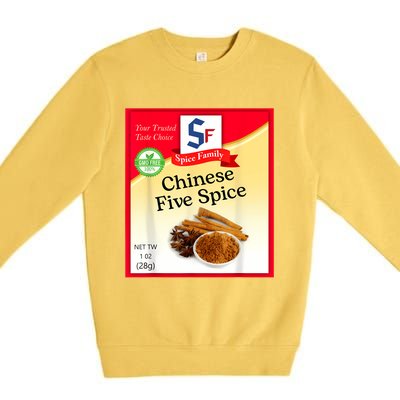 Chinese Five Spice Condiment Holiday Spice Group Costumes Premium Crewneck Sweatshirt