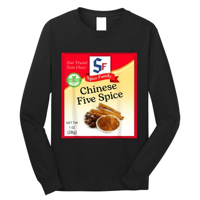 Chinese Five Spice Condiment Holiday Spice Group Costumes Long Sleeve Shirt