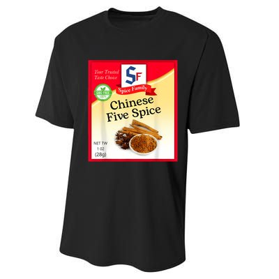 Chinese Five Spice Condiment Holiday Spice Group Costumes Performance Sprint T-Shirt